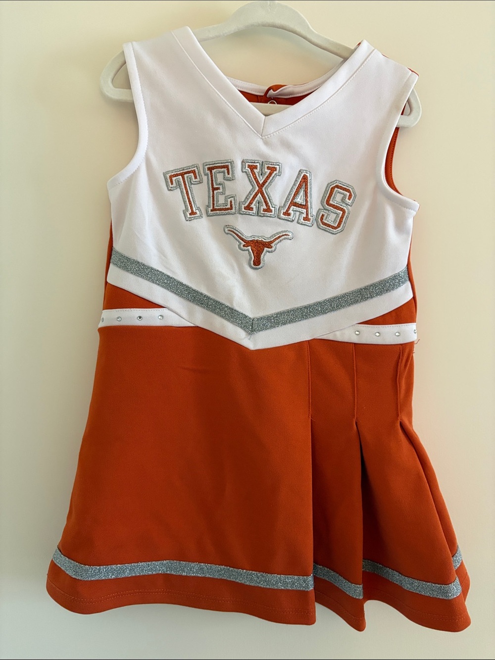 Texas Longhorns Girls Orange & White Cheer Dress